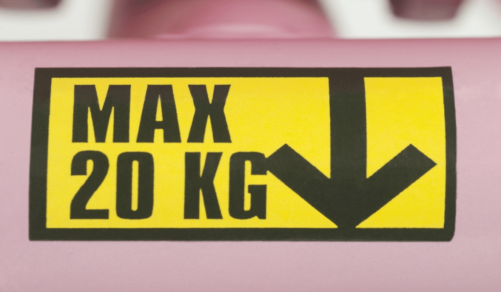 limite de poids maximale