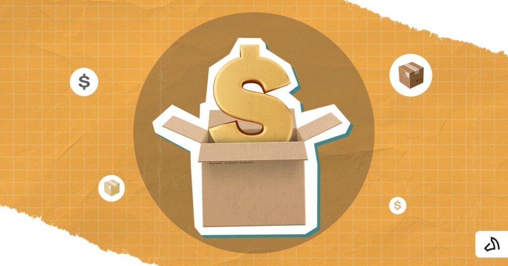 a dollar sign inside the box