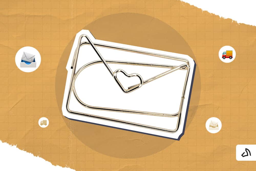A letter-designed metal clip