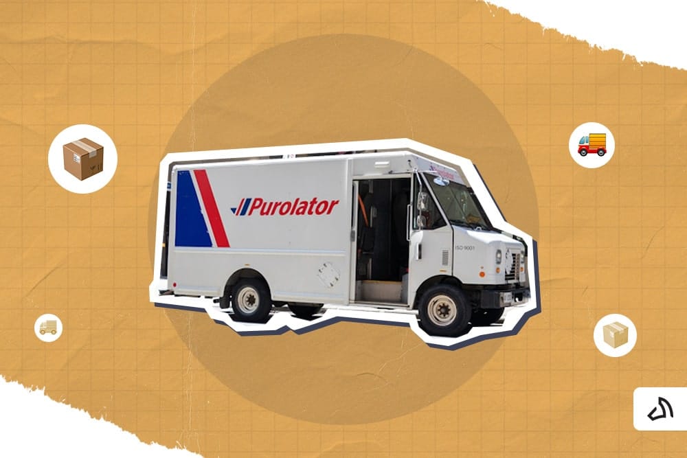 Purolator's iconic white van
