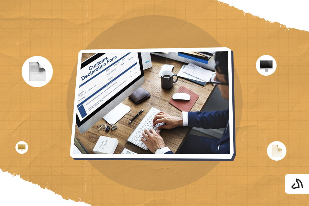 A person using the laptop