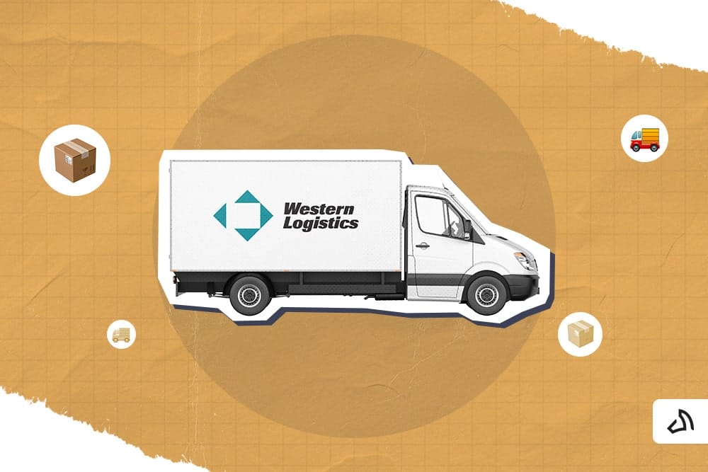 The Western Logistics delivery van