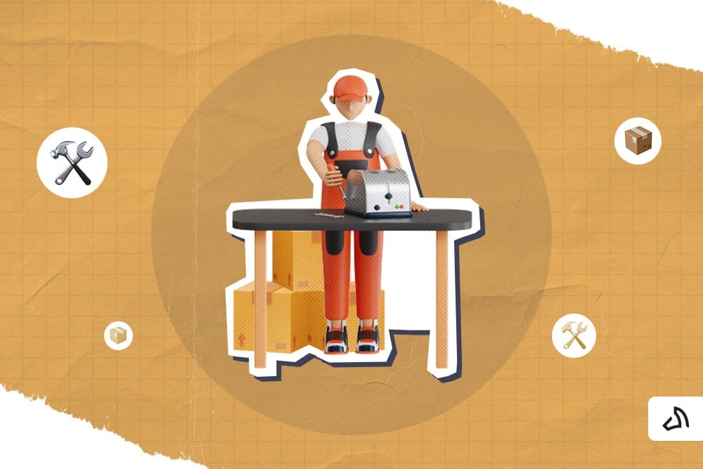 Personne qui assemble les éléments à inclure dans le kit