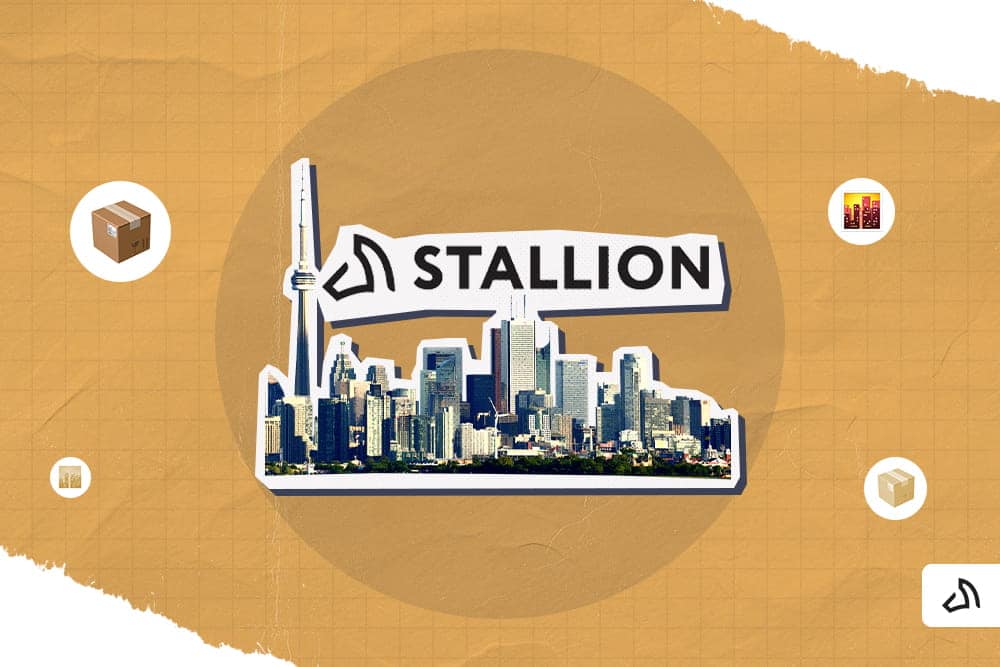 The Stallion logo above the Vancouver skyline