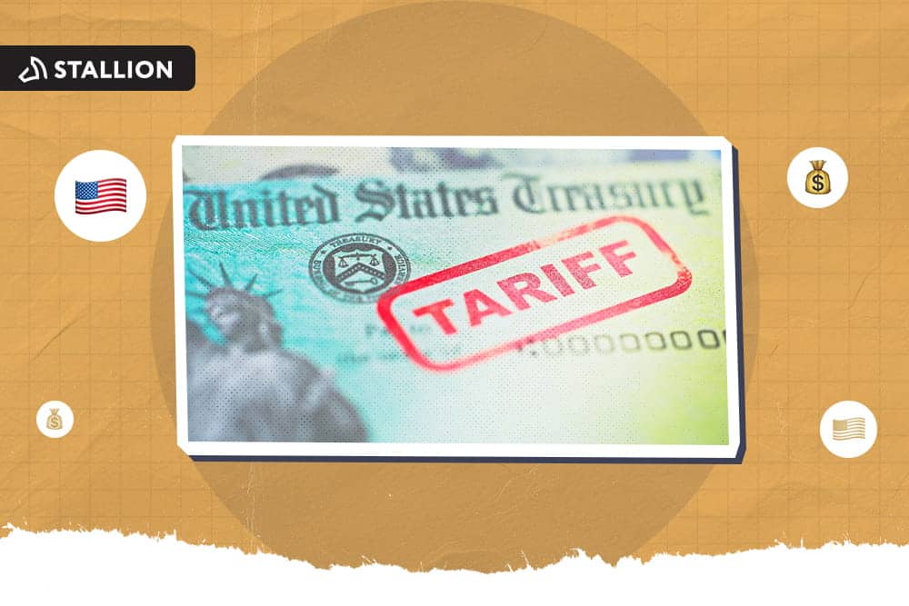 United States Treasury document with the "TARIFF" stamp