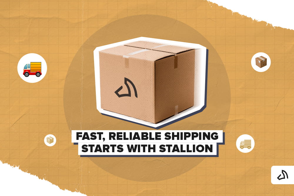 A box with Stallion's logo in it