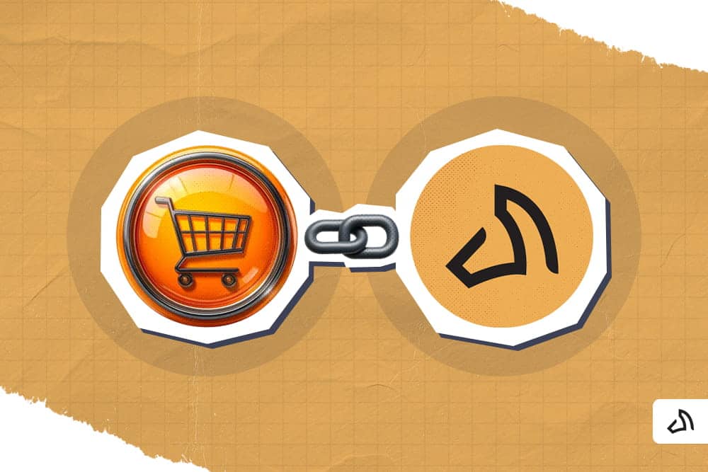 A shopping cart icon linked to the Stallion logo