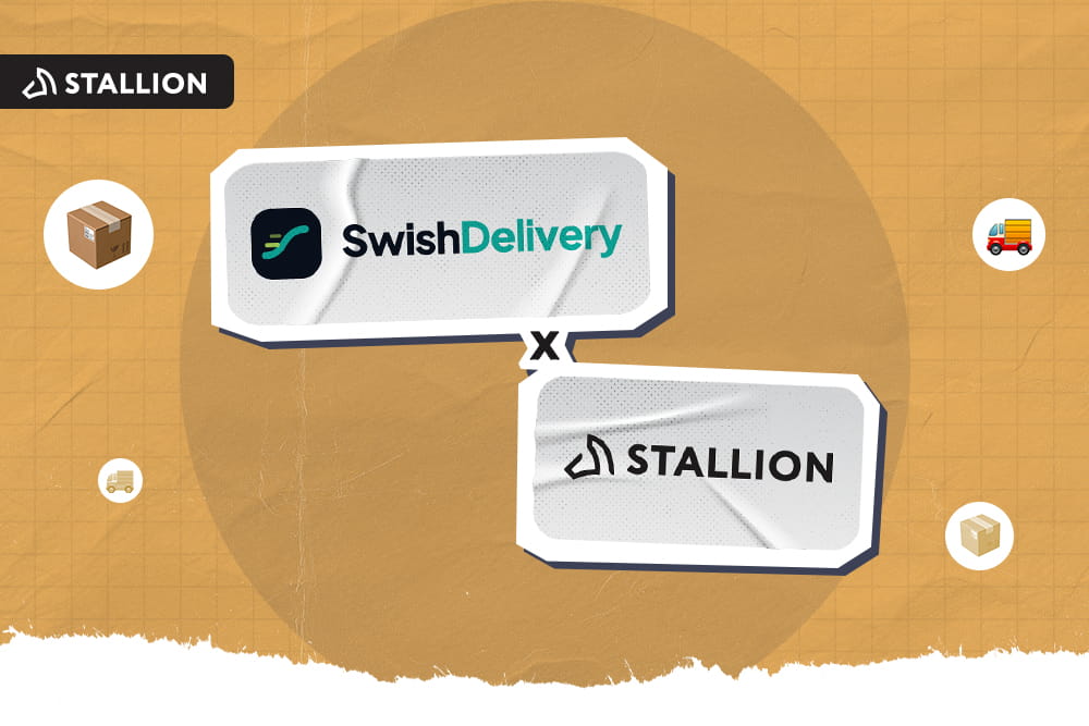 Logos de Stallion et SwishDelivery